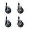 Service Caster 5'' Thermoplastic Rubber Swivel 1-1/4'' Expanding Stem Caster Set with Brake, 4PK SCC-EX20S514-TPRB-TLB-114-4 - alternate 1